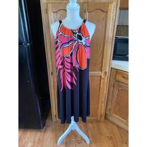 Lane Bryant Knit Trapeze Floral Dress 18/20